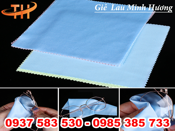 Khăn lau kính cận mềm mịn, không bụi