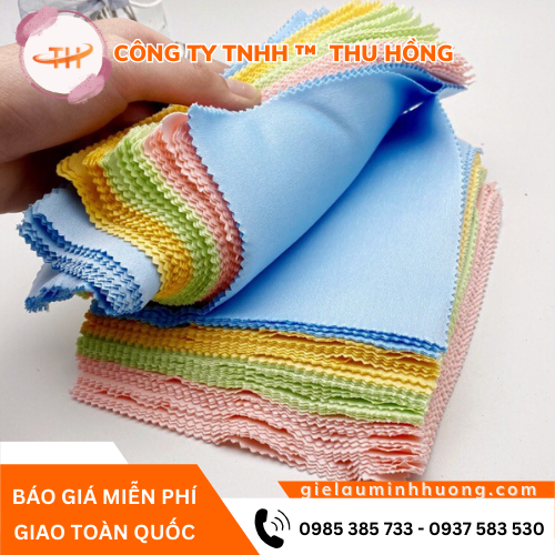 Khăn lau kính cận Microfiber chống bụi, chống trầy Khăn lau kính cận Microfiber chống bụi, chống trầy