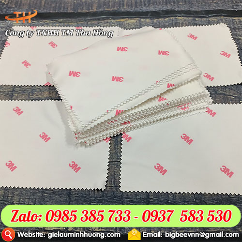 Khăn lau kính mắt microfiber in chữ sẵn 3M Khăn lau kính mắt microfiber in chữ sẵn 3M