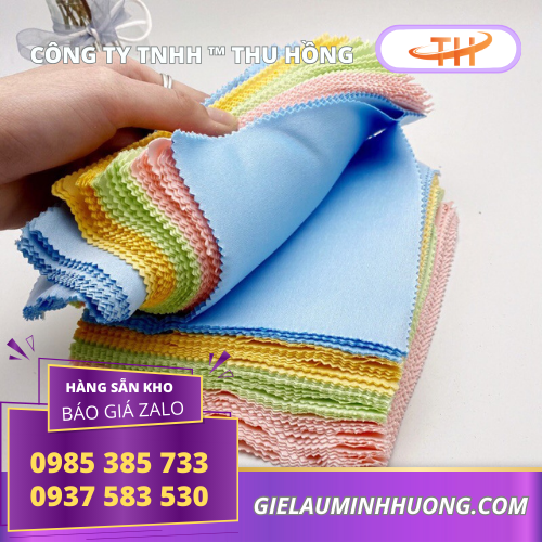 Khăn lau mắt kính Microfiber Khăn lau mắt kính Microfiber siêu mịn, mềm mại tự nhiên