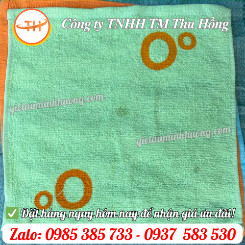 Khăn lau mẫu giáo có in ký hiệu Khăn lau mẫu giáo có in ký hiệu