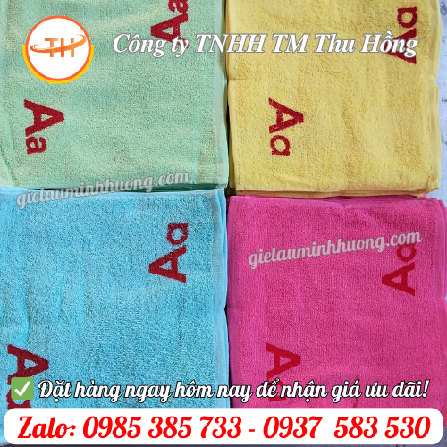 Khăn lau mẫu giáo sợi cotton mềm mại Khăn lau mẫu giáo sợi cotton mềm mại