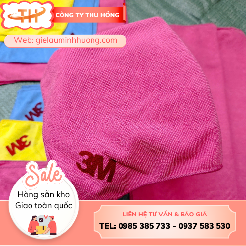 Khăn lau microfiber 3M sợi mịn chống trầy khi lau chùi Khăn lau microfiber 3M sợi mịn chống trầy khi lau chùi