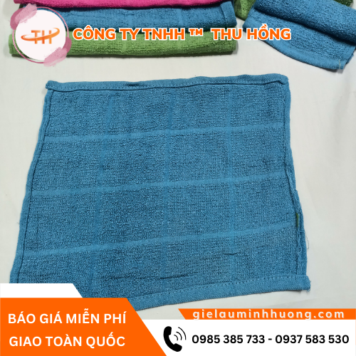 Khăn lau nhà bếp cotton hoạ tiết ô vuông Khăn lau nhà bếp cotton hoạ tiết ô vuông