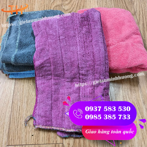 khăn lau nối sợi microfiber siêu thấm hút
