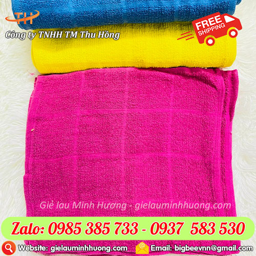 Khăn lau sợi cotton tự nhiên không bụi