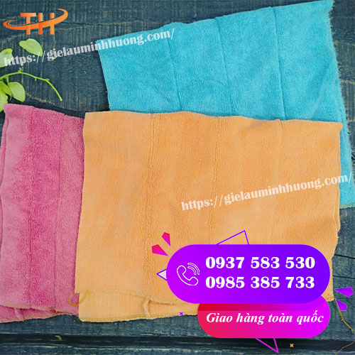 khăn lau sợi microfiber may ghép nối