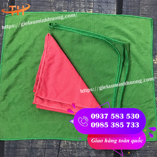 khăn lau sợi microfiber size 30x30