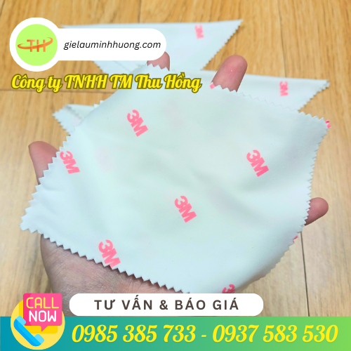 Khăn lau mắt kính in chữ 3M Khăn lau vệ sinh mắt kính in chữ của Thu Hồng 02