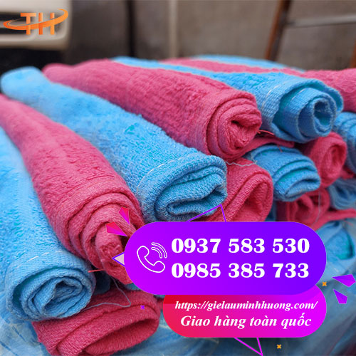 Khăn lau vuông đủ màu siêu thấm hút