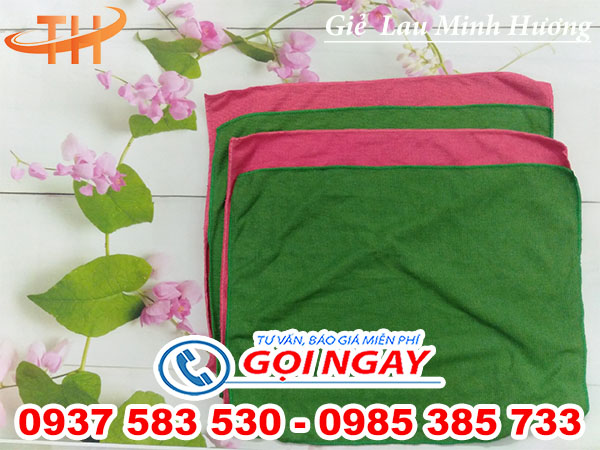 khăn lau vuông trơn 2 mặt nhiều màu size 35x35