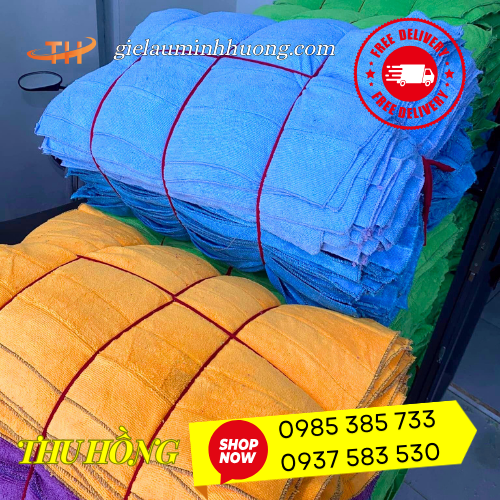 Khăn lau xe microfiber 40x60cm giá rẻ Khăn lau xe microfiber 40x60cm giá rẻ