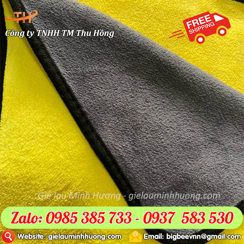 Khăn lau xe ô tô đa năng 2 lớp Microfiber Khăn lau xe ô tô đa năng 2 lớp Microfiber
