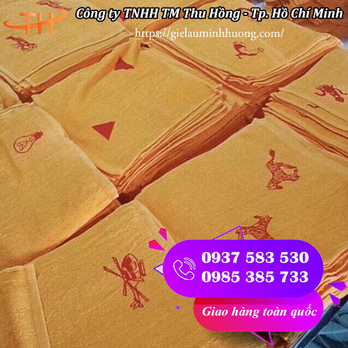 Khăn mầm non in ký hiệu may sẵn kích thước 25x25 Khăn mầm non in ký hiệu may sẵn kích thước 25x25