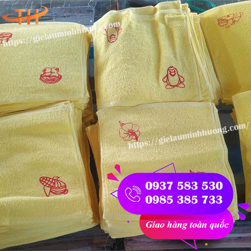 Khăn mặt mầm non kích thước 25x25