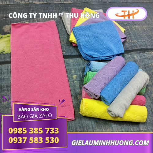 Khăn microfiber giá rẻ lau đa năng Khăn microfiber giá rẻ lau đa năng