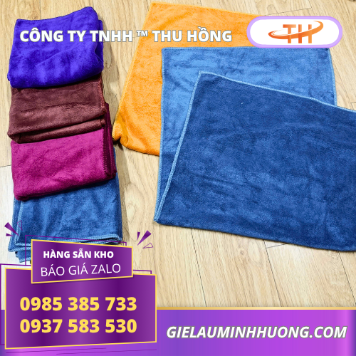 Khăn microfiber gội đầu 35x75 mềm mại, thấm nước, không đổ lông Khăn microfiber gội đầu 35x75 mềm mại, thấm nước, không đổ lông