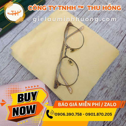 Khăn microfiber lau mắt kính loại bỏ bụi bẩn