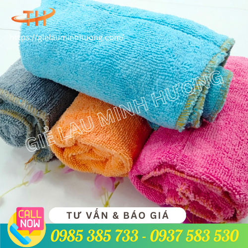 Khăn nối microfiber đủ màu  Khăn nối microfiber đủ màu