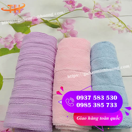 Khăn nối nhiều màu lau kính size 40x60