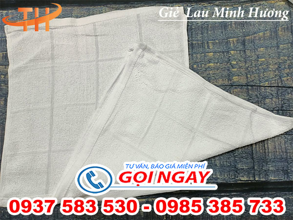 Khăn trắng cotton cân ký