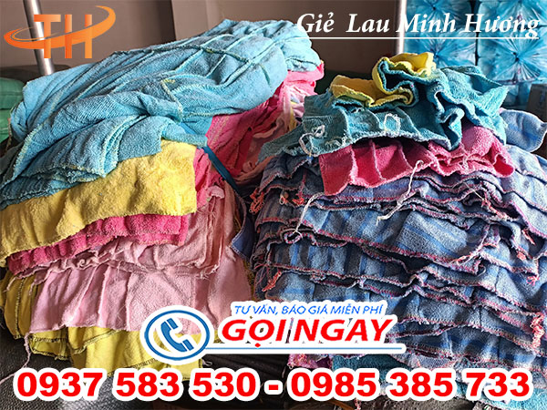 khăn vải lau may nối bán kg giá xưởng