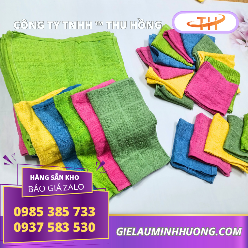 Khăn vuông cotton 28cm giá sỉ linh hoạt, sẵn hàng giao Khăn vuông cotton 28cm giá sỉ linh hoạt, sẵn hàng giao