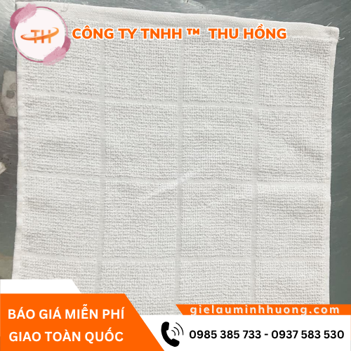 Khăn vuông trắng lau chùi vệ sinh siêu sạch Khăn vuông trắng lau chùi vệ sinh siêu sạch