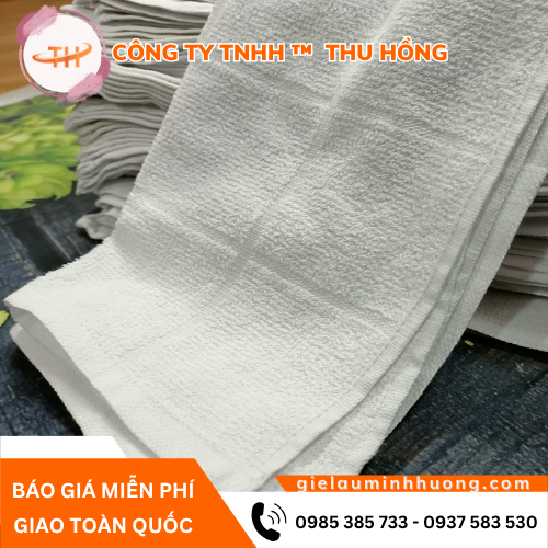 Khăn vuông trắng size 28x28 gọn nhẹ Khăn vuông trắng size 28x28 gọn nhẹ