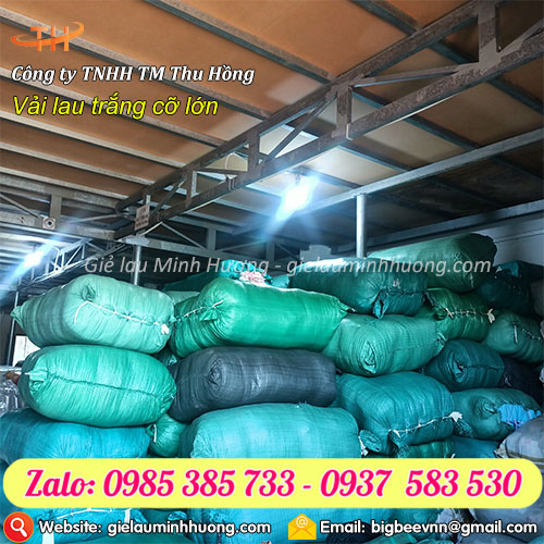 Kho vải lau trắng cỡ lớn tại TPHCM