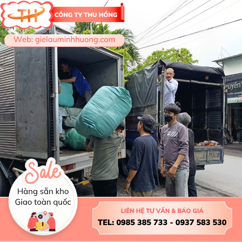 Vải lau trắng poly Lên hàng giao vải lau trắng poly đóng bao sẵn