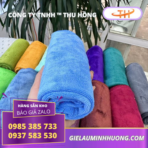 Lô nhiều màu khăn gội đầu microfiber size 35x75 cho spa, salon tóc Lô nhiều màu khăn gội đầu microfiber size 35x75 cho spa, salon tóc