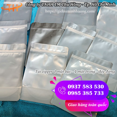 Lợi ích của túi zipper 1 mặt trong 1 mặt bạc