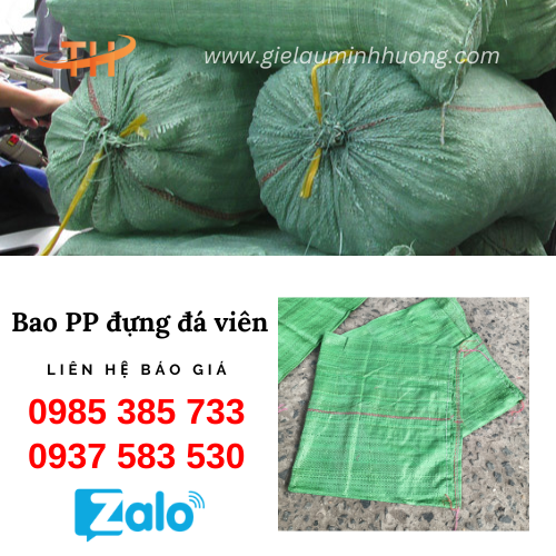 Mẫu bao pp dệt đựng đá viên Mẫu bao pp dệt đựng đá viên