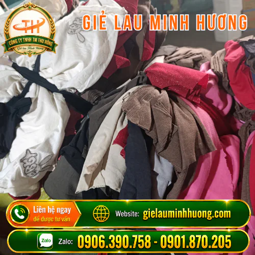 Giẻ lau Minh Hương chuyên giẻ lau công nghiệp Mua giẻ lau công nghiệp số lượng lớn tại Giẻ lau Minh Hương