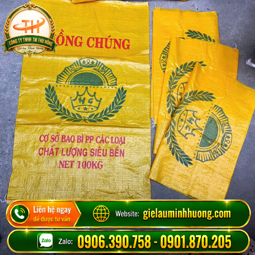 Thu Hồng cung cấp sỉ bao đựng lúa Hồng Chúng 100kg Mua sỉ bao đựng lúa Hồng Chúng 100kg giá rẻ tại xưởng