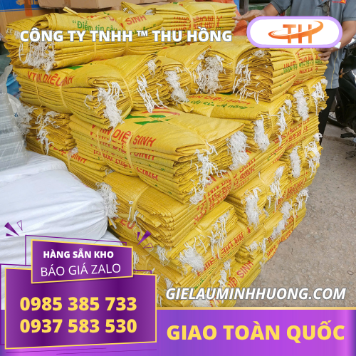 Mua sỉ bao tải dứa màu vàng tại Thu Hồng – Giá gốc, đủ size! Mua sỉ bao tải dứa màu vàng đủ size giá gốc tận xưởng