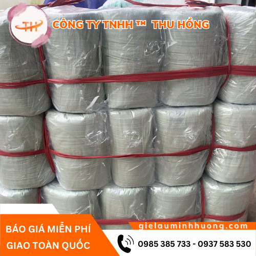 Mua sỉ dây ni lon ống màu trắng gói bánh - buộc hàng Mua sỉ dây ni lon ống màu trắng gói bánh - buộc hàng