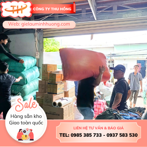 Giẻ lau máy, giẻ lau xưởng Thu Hồng chuyên mua bán sỉ các loại giẻ lau máy, giẻ lau xưởng