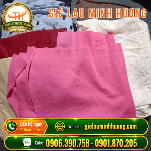 Vải lau máy Nhu cầu sử dụng giẻ lau máy tại tỉnh ngày càng nhiều