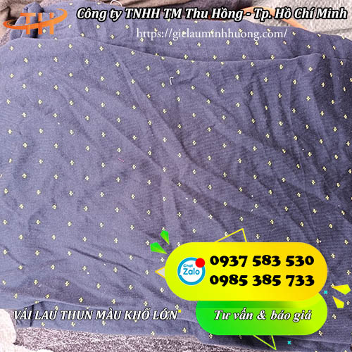 vải lau thun màu mềm mại, co giãn tốt những đặc điểm của vải lau thun màu