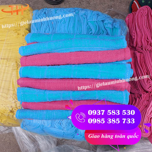 Nơi bán giá rẻ khăn vuông lau bàn nhỏ sợi cotton