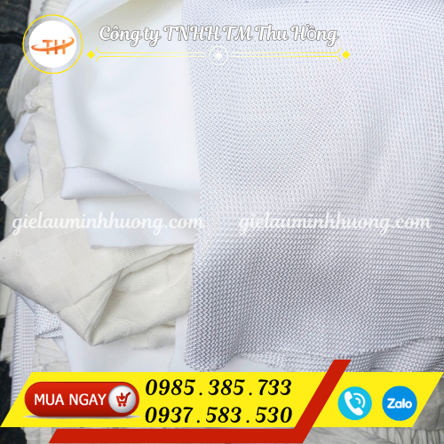 Quéo trắng poly vải siêu mịn Quéo trắng poly vải siêu mịn