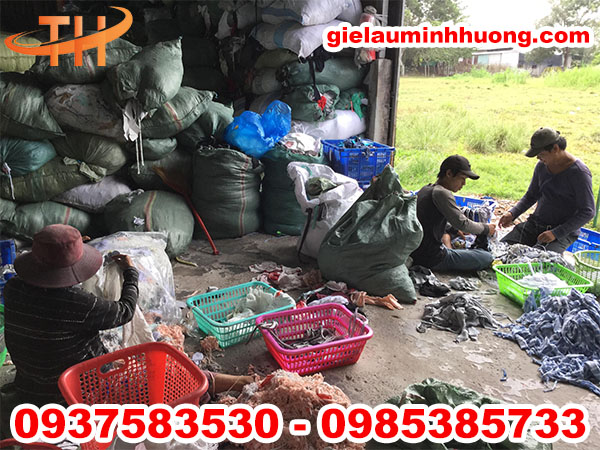 quy mô xưởng vải lau công nghiệp của Thu Hồng