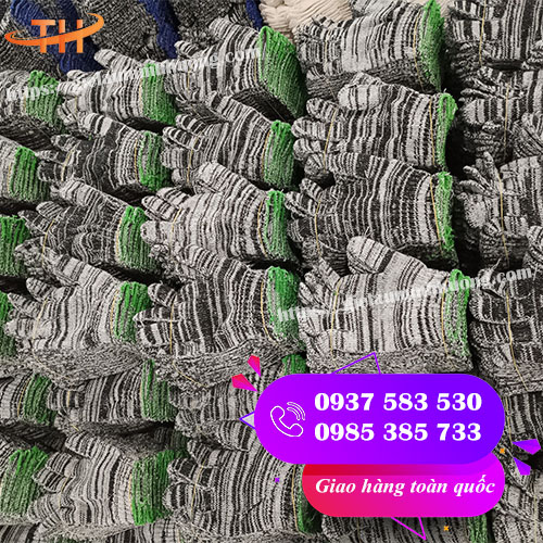 sản xuất găng tay len muối tiêu 60g, 70g, 80g