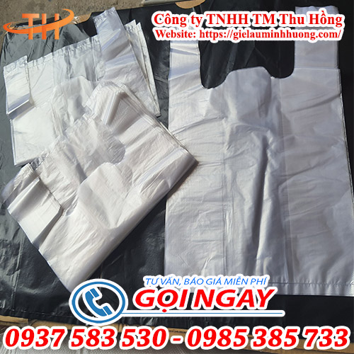Sản xuất túi xốp trắng 2 quai tại TPHCM
