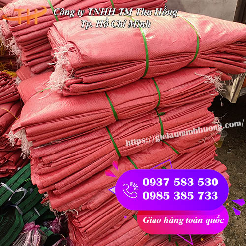 sỉ bao tải dứa màu đỏ giá rẻ TPHCM