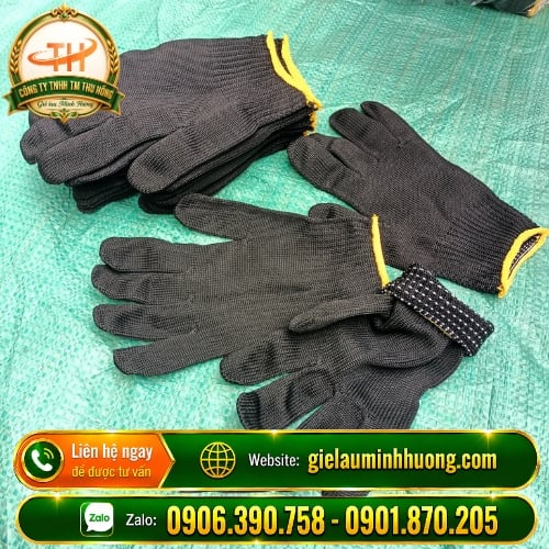 Sỉ bao tay sợi poly đen giá rẻ từ 500 đôi tại TPHCM Sỉ bao tay sợi poly đen giá rẻ từ 500 đôi tại TPHCM