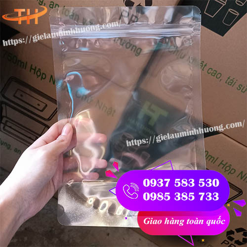 sỉ giá rẻ túi zip 2 mặt trong đựng đồ ăn vặt