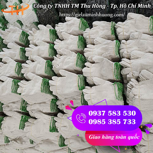 Sỉ rẻ găng tay len cotton loại 90g và 100g Sỉ rẻ găng tay len cotton loại 90g và 100g